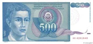 Bosnia and Herzegovina 500 Dinara, 1992 image